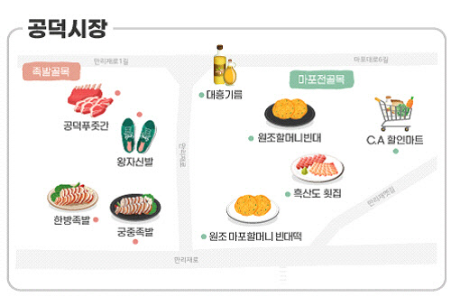 모바일 온누리상품권 사용이 가능한 공덕시장 <한국간편결제진흥원>